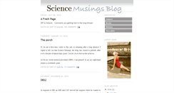 Desktop Screenshot of blog.sciencemusings.com
